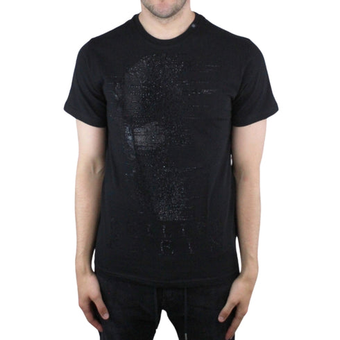 PHILIPP PLEIN PLEIN S18C MTK1857 PJY002N T-SHIRT MTK18570202Ghost-S BLACK/BLACK T-SHIRT MALE S